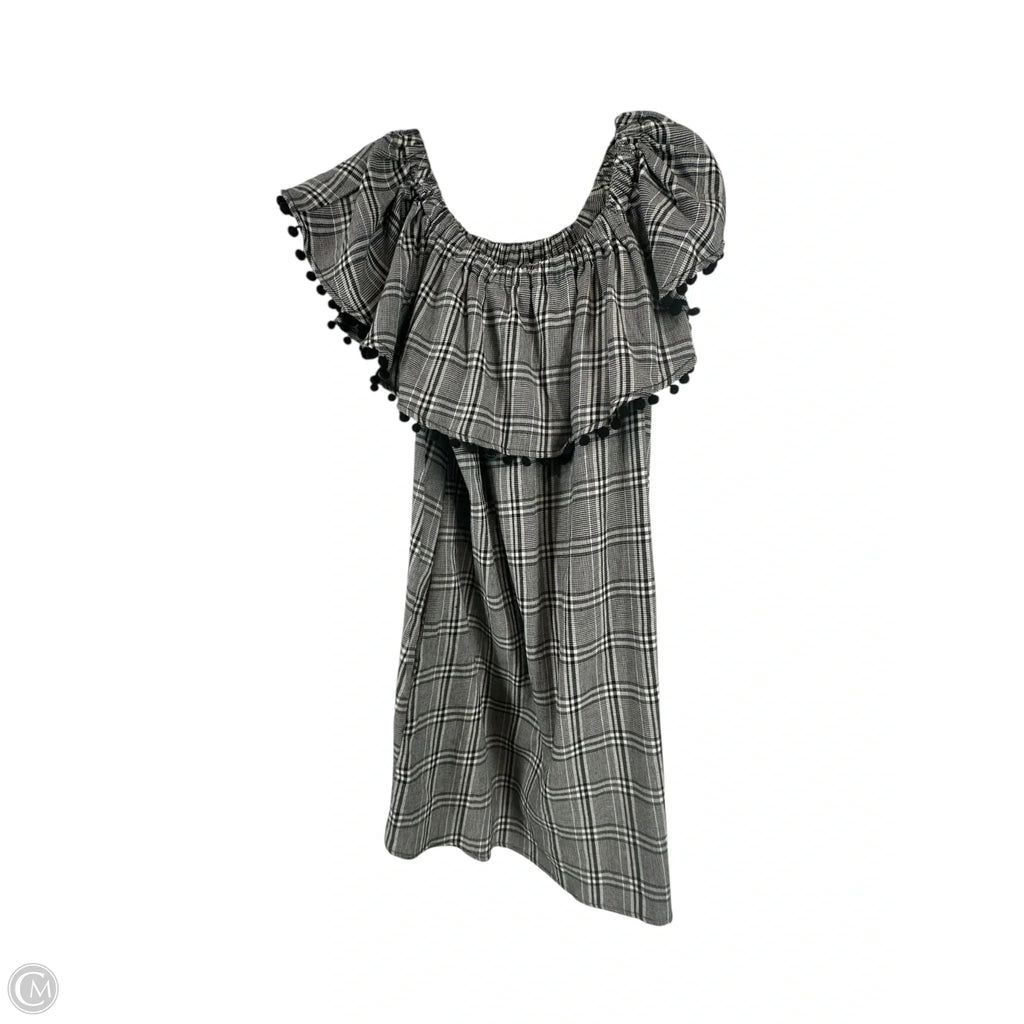 Dress Casual Short By Umgee In Plaid Pattern, Size: L