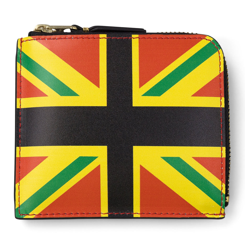 Multicolor Union Jack Zip Wallet