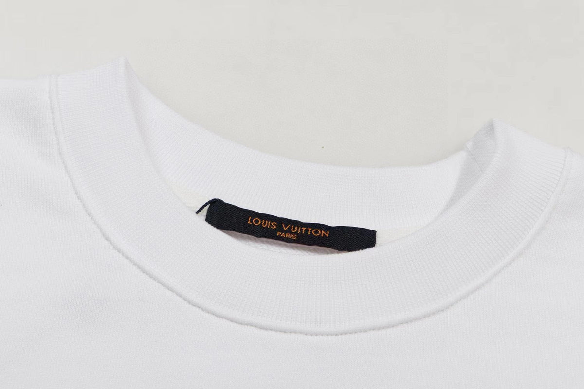 Designer Graphic Print Crewneck Sweatshirt