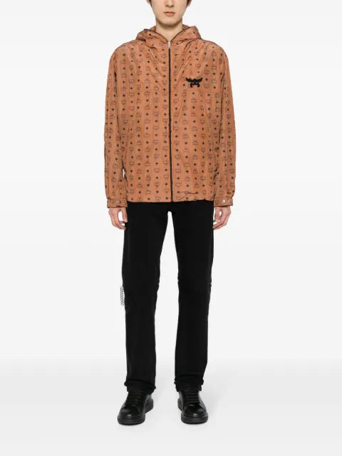 MCM monogram-print hooded jacket