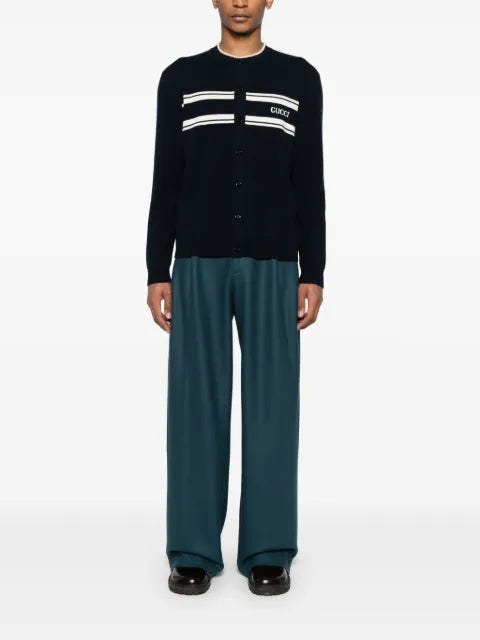 Gucci logo-intarsia cardigan