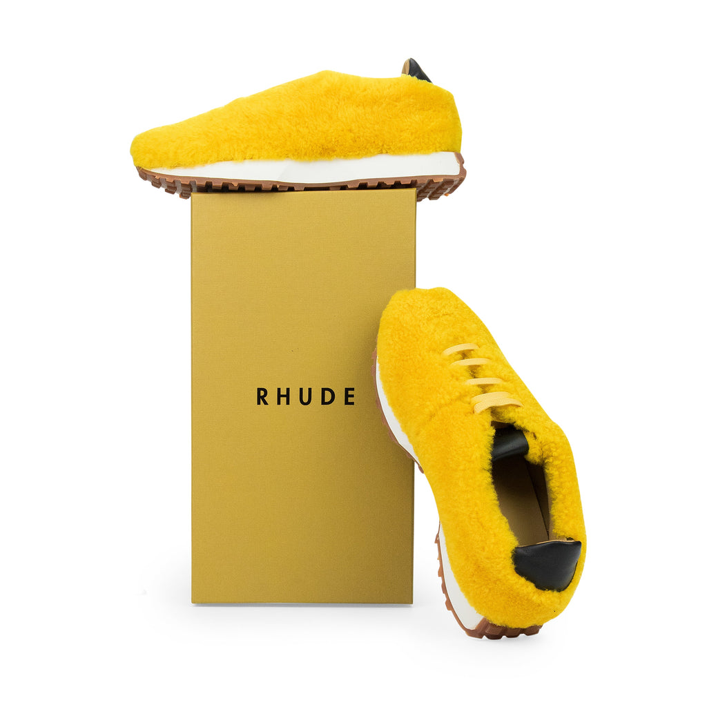 YELLOW SHERPA RUNNER SNEAKERS