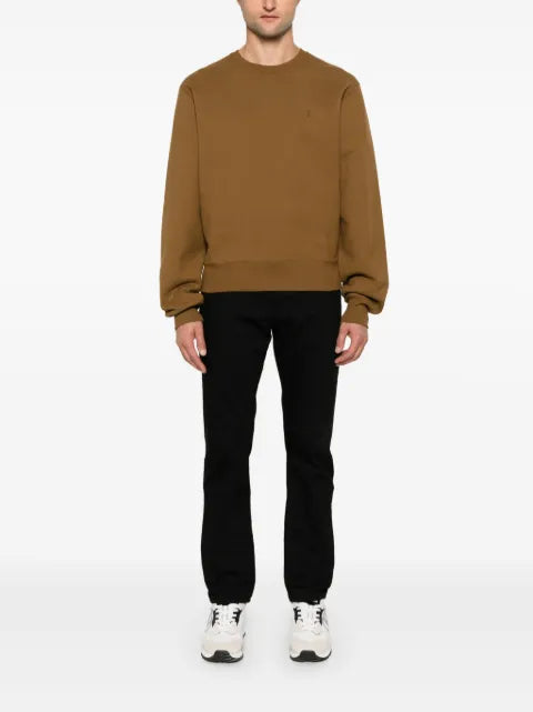 Saint Laurent logo-embroidered sweatshirt