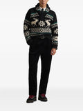 Polo Ralph Lauren shawl collar patterned knitwear