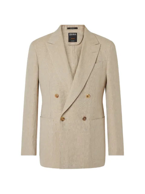 Zegna double-breasted oasi jacket