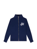 Vilebrequin logo-jacquard zip-up cardigan