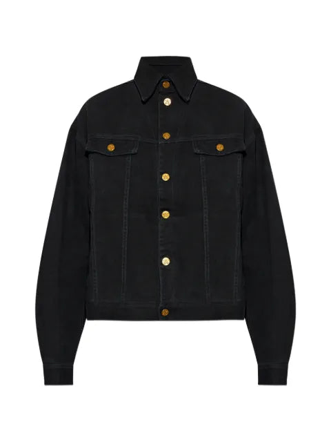 Willy Chavarria logo-buttoned denim jacket