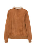 SERGIO MORETTI FIRENZE shearling-collar jacket