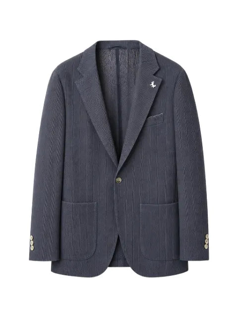 Tombolini pinstripe-pattern notched-lapel jacket