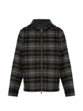 Woolrich check-pattern hooded jacket