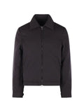 SALON C. LUNDMAN spread-collar zip-up jacket