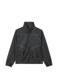izzue zip-up panelled jacket