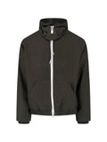 sacai zip-up hooded jacket