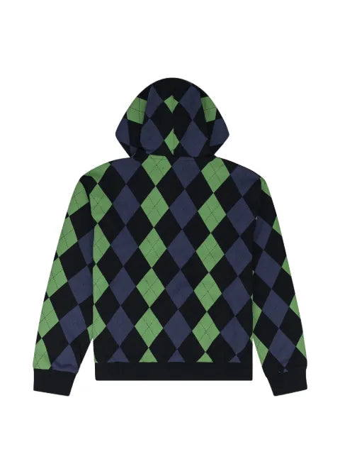 Denim Tears argyle-intarsia hoodie