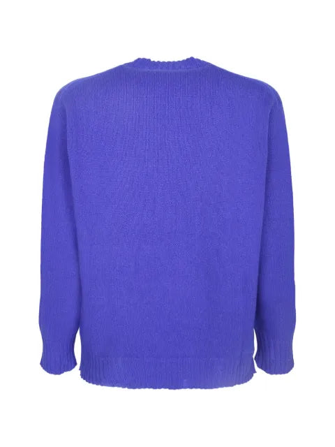 AMARANTO  ribbed-trim sweater