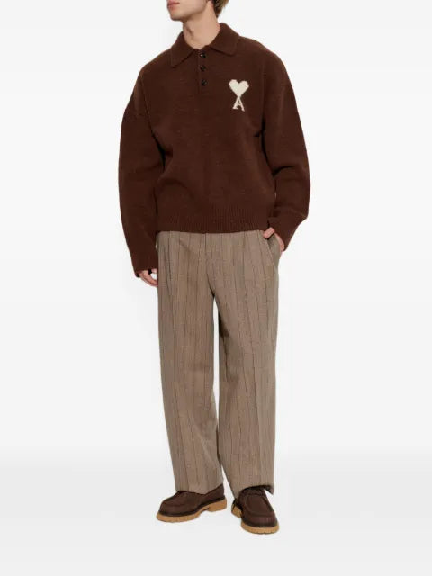 AMI Paris Ami de Coeur oversized sweater