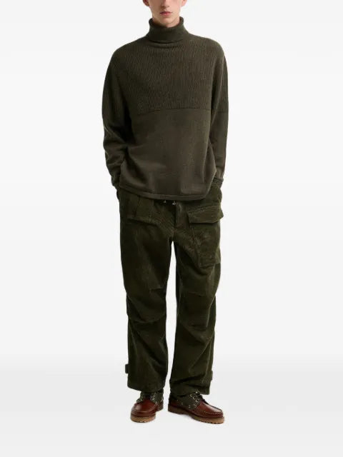 Barbour ribbed roll-neck sweater