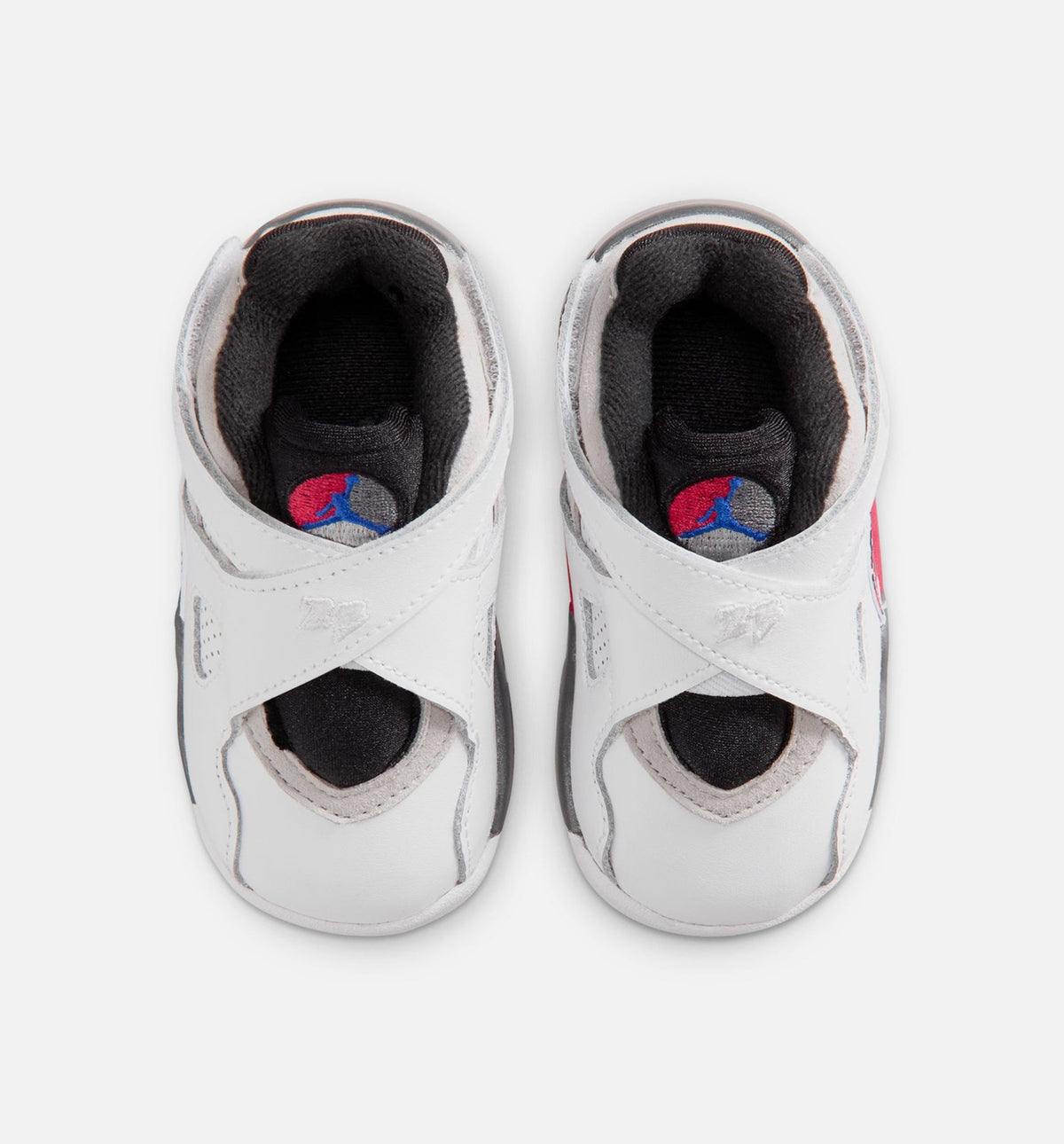 Air Jordan 8 Retro "White and True Red" Infant/Toddler Shoe – White/Black/True Red