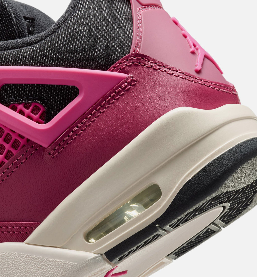 Air Jordan 4 Retro She's A Star | Grade School Lifestyle Shoe | Sweet Beet/Desert Sand/Off Noir/Chalk