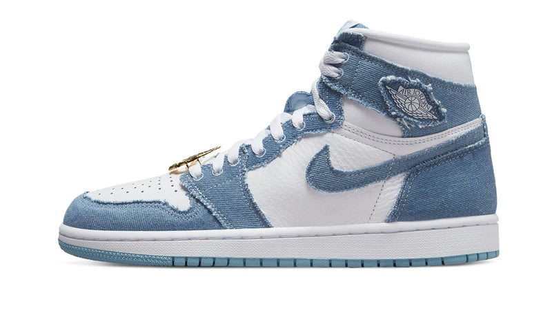 Air Jordan 1 High OG WMNS 'Denim' – Premium Denim Textile AJ1 High with Indigo Blue & White Detail