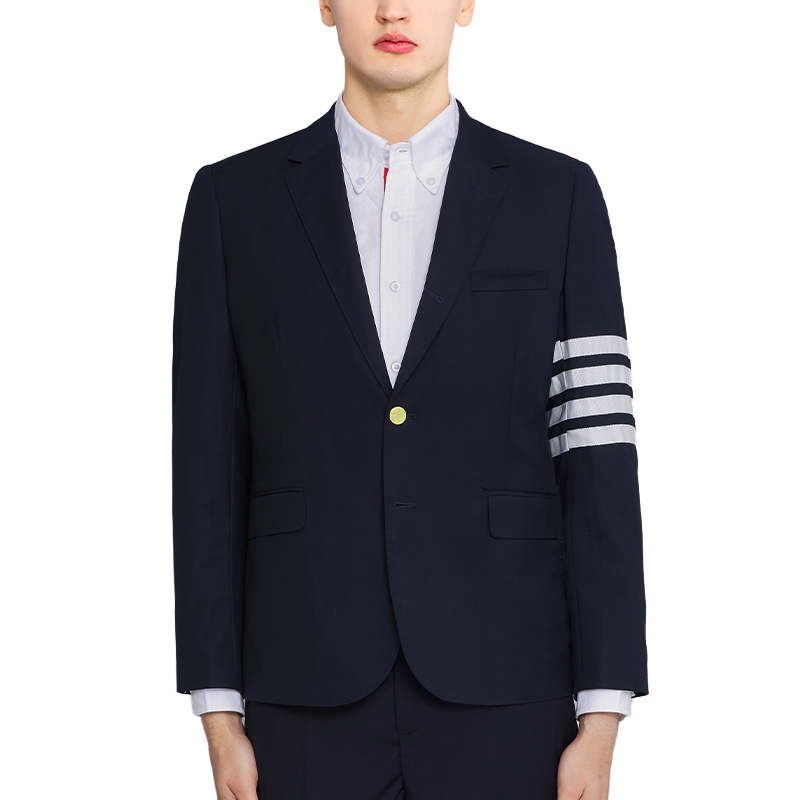 Men's four-piece white suit
