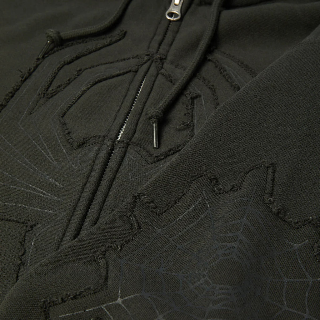 HUF Spiderman Web Full Zip Washed Hoodie