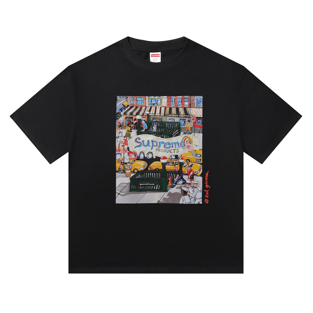 Supreme Manhattan City Graphic Short-Sleeve T-Shirt
