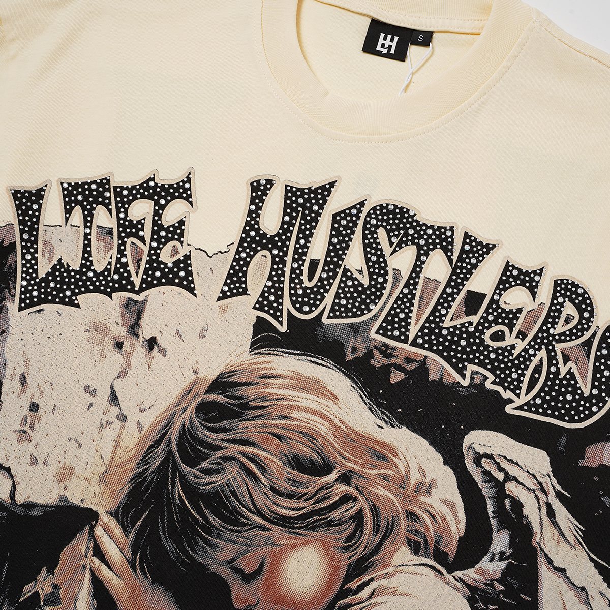 Life Hustlere No Days Off Angel Graphic T-Shirt