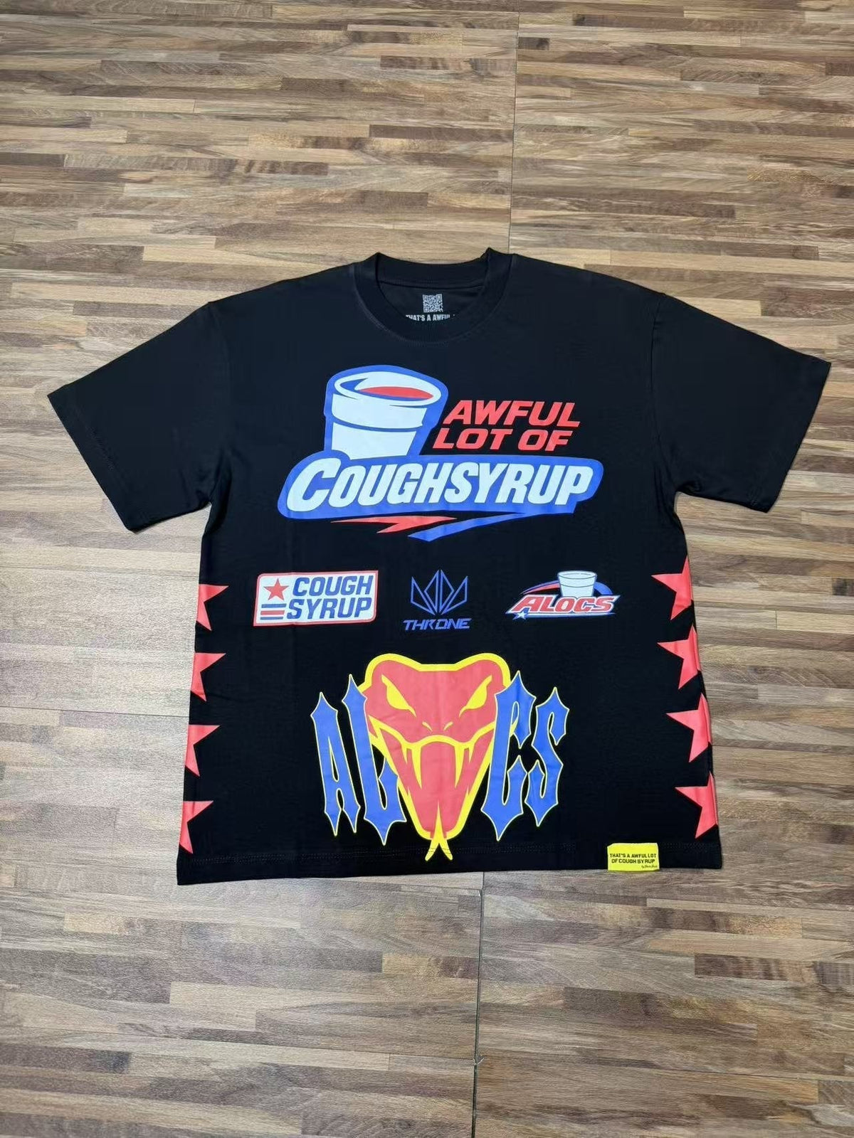 THAT'S A AWFUL LOT OF COUGH SYRUP Front & Back Graphic T-Shirt