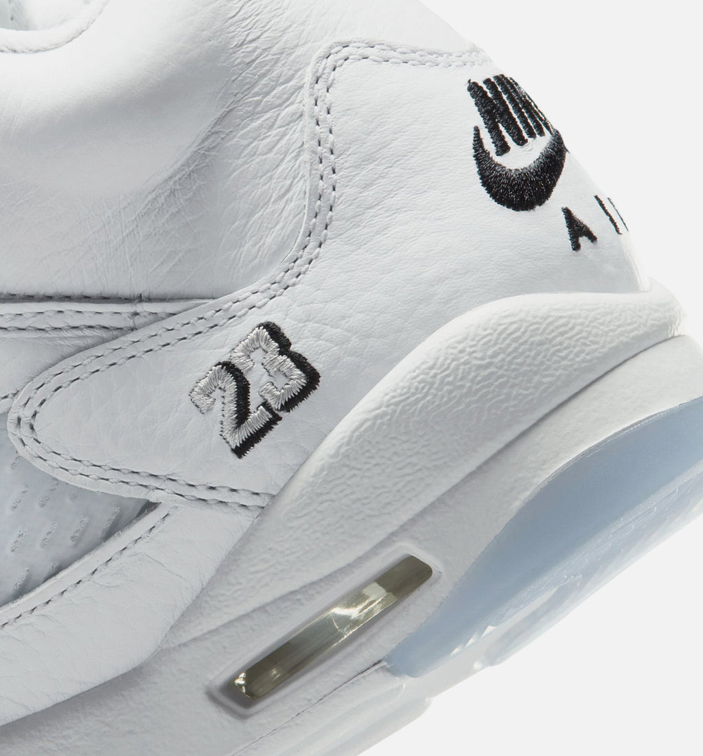 Air Jordan 5 Retro OG White Metallic Grade School Lifestyle Shoe – White/Black/Metallic Silver