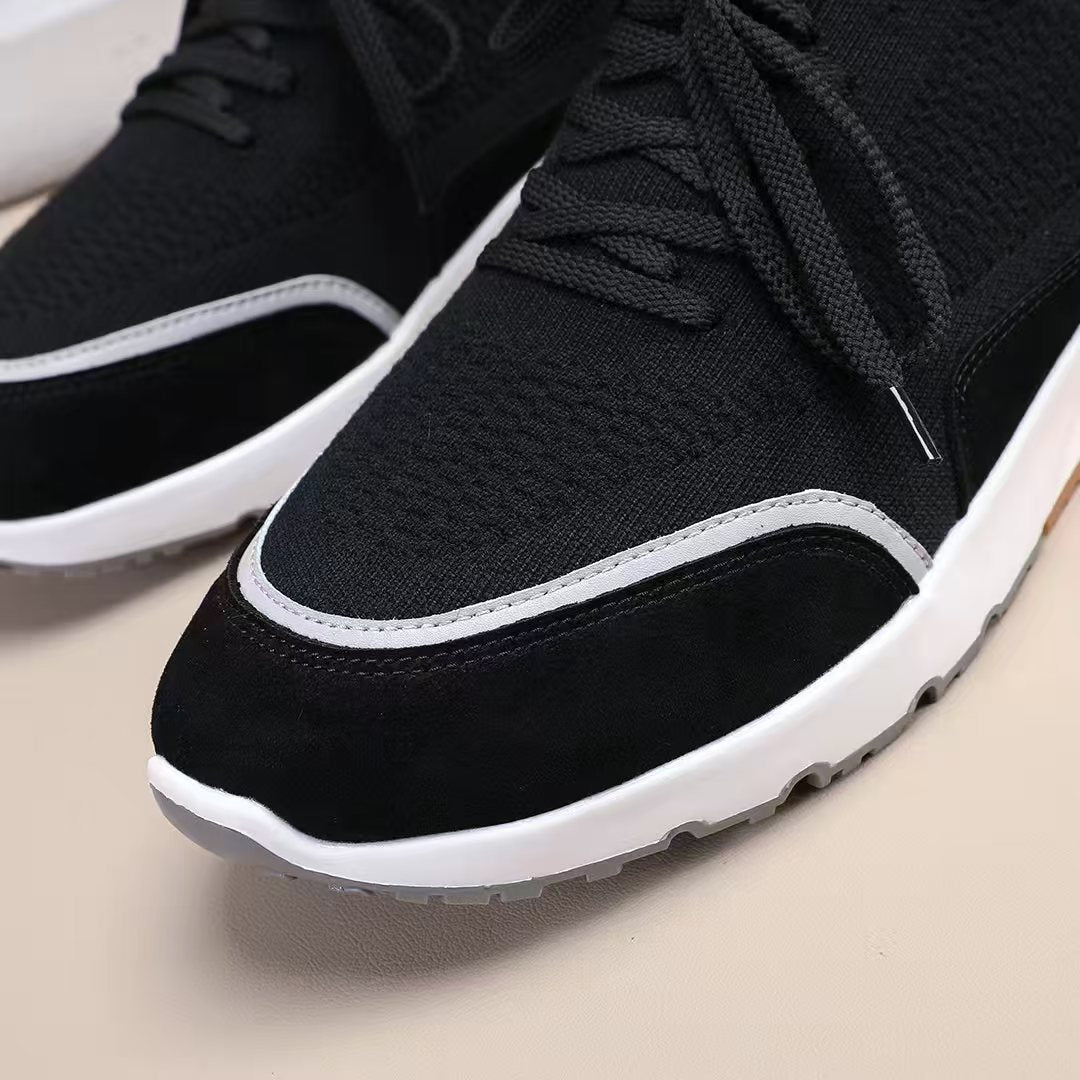 Brunello Cucinelli Black Lace-Up Sneakers