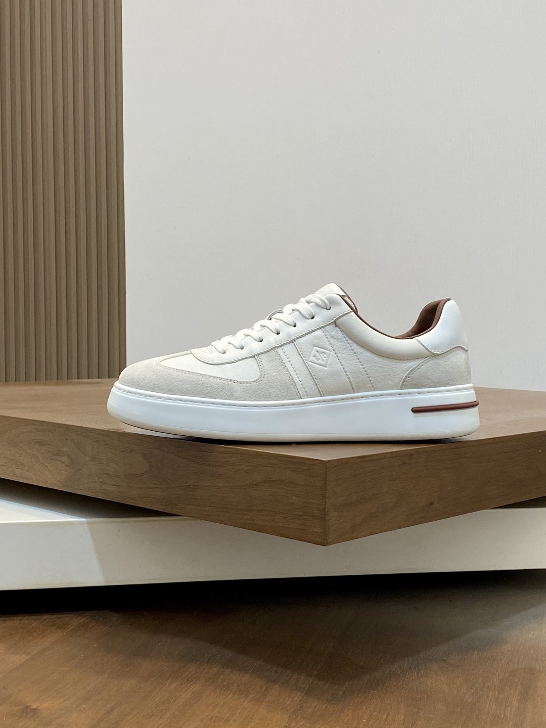 Loro Piana Men's Paneled Low-Top Sneakers