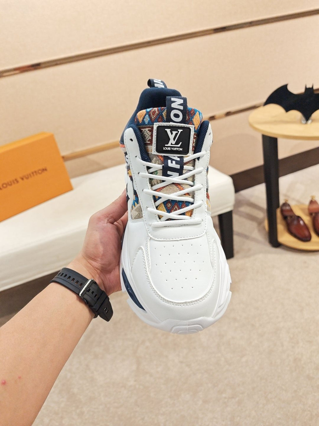 Louis Vuitton Paneled Chunky Sole Sneakers