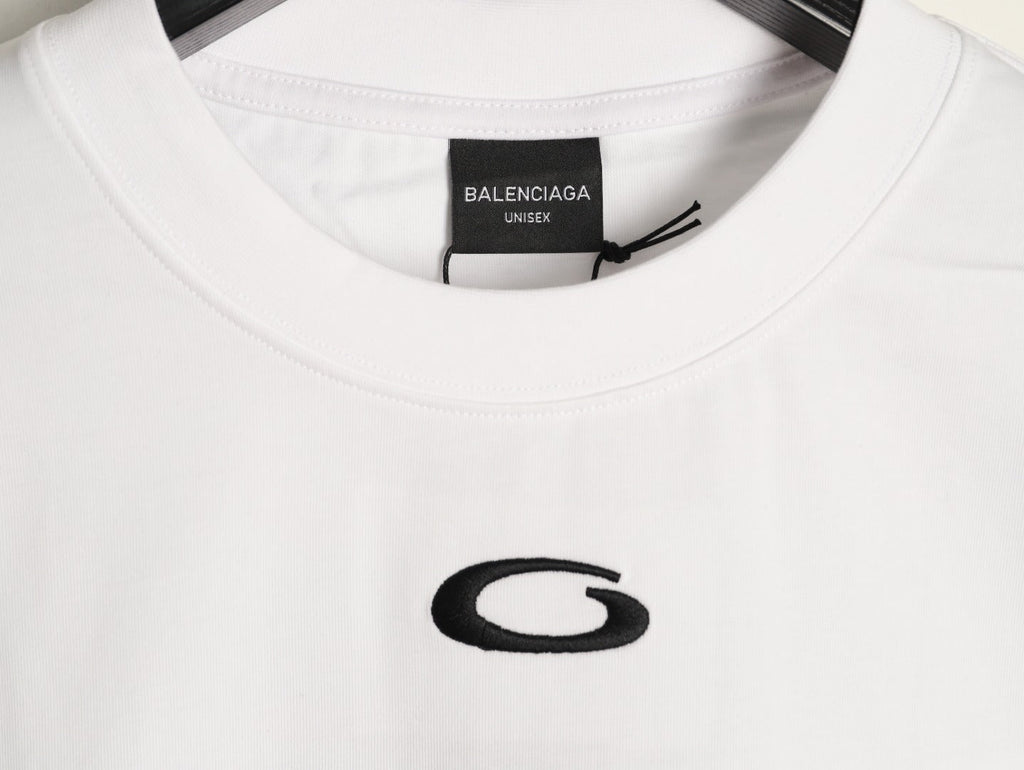 Balenciaga 01 Football-Style Long-Sleeve T-Shirt - White