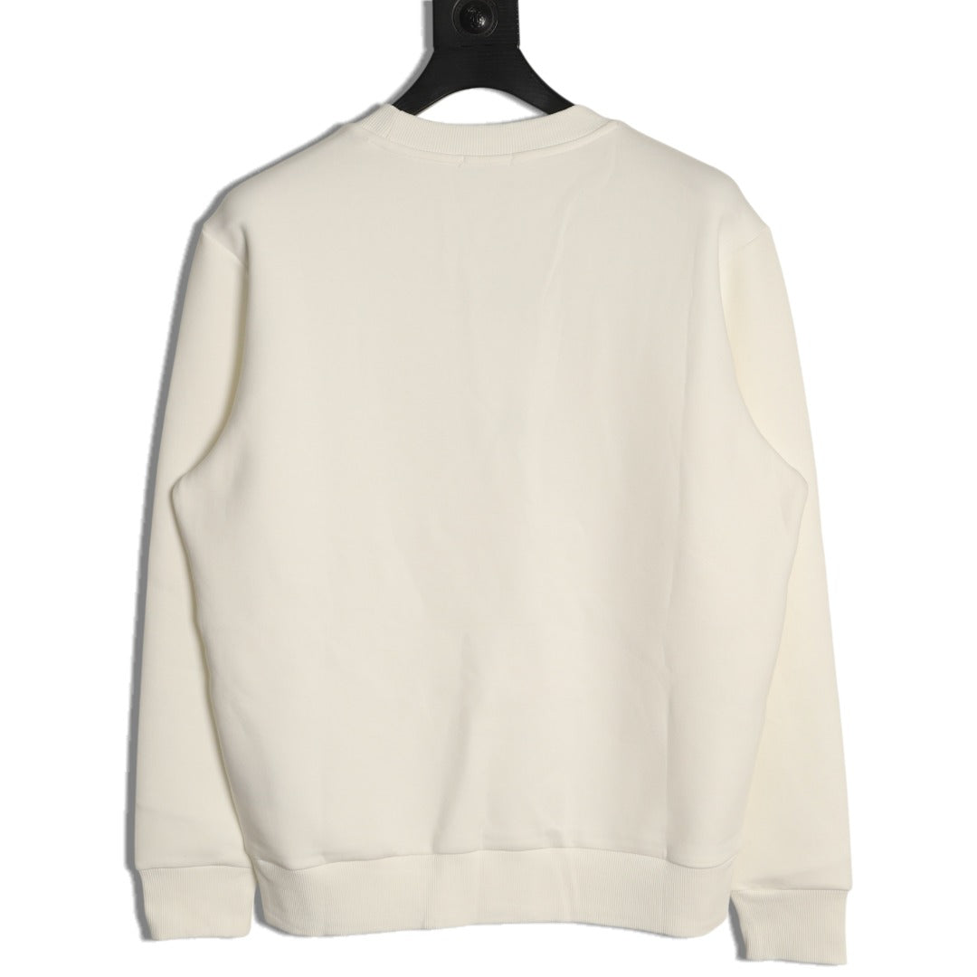 Dior 26FW Four-Leaf Clover Embroidered Crewneck Sweatshirt