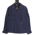 Moncler Utility Shirt-Collar Jacket - Navy